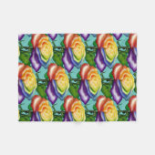 Rose Fleecedecke (Vorderseite (Horizontal))