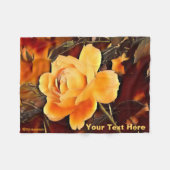 Rose Fleecedecke (Vorderseite (Horizontal))