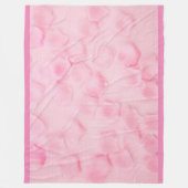Rose Fleecedecke (Vorderseite)
