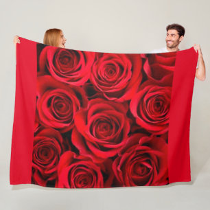 Rose Fleecedecke