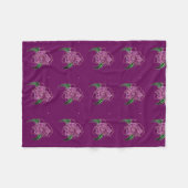 Rose Fleecedecke (Vorderseite (Horizontal))