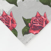 Rose Fleecedecke (Ecke)