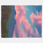 Rose Fleecedecke (Vorderseite (Horizontal))