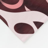 Rose Fleecedecke (Ecke)