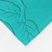 Rose Fleecedecke (Ecke)