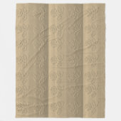 Rose Fleecedecke (Vorderseite)