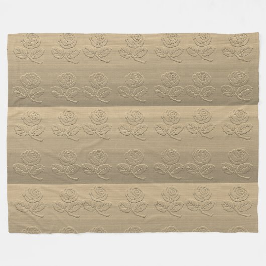 Rose Fleecedecke (Vorderseite (Horizontal))