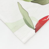 Rose Fleecedecke (Ecke)