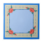 Rose Fliese (Vorderseite)