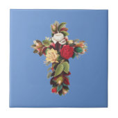 Rose Fliese (Vorderseite)