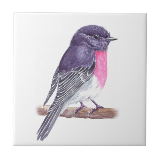 Rose Fliese (Vorderseite)