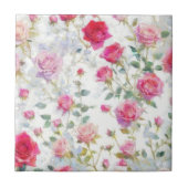 Rose Fliese (Vorderseite)