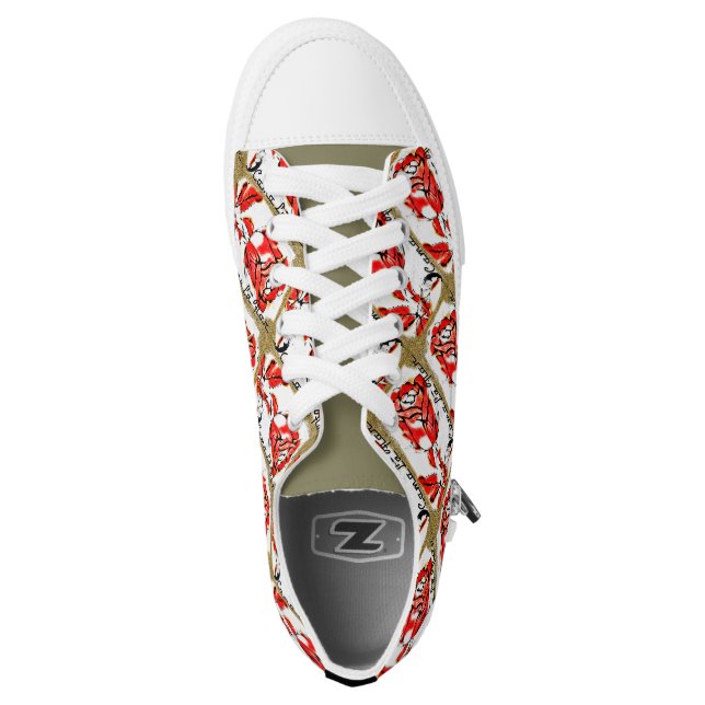 Rose/Flor Niedrig-geschnittene Sneaker (Rechter Schuh Oberseite)