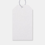 Rose Flora Hochzeit Geschenkanhänger (Rückseite)