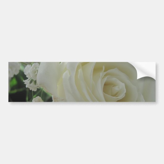Rose Floral Autoaufkleber (Vorne)