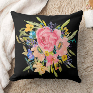 Rose Floral Bouquet Kissen