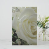 Rose Floral Briefpapier (Stehend Vorderseite)