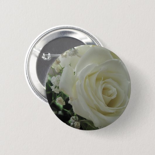 Rose Floral Button (Vorne & Hinten)