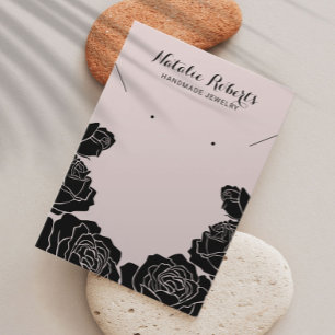 Rose Floral Earring Necklace Juwelier Display