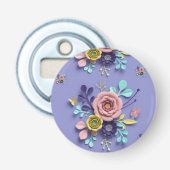 Rose Floral Flaschenöffner (Vorderseite)