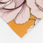 Rose Floral Fleece Blanket  (Ecke)