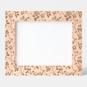 Rose Floral Geätzte Rahmen (Vorderseite)