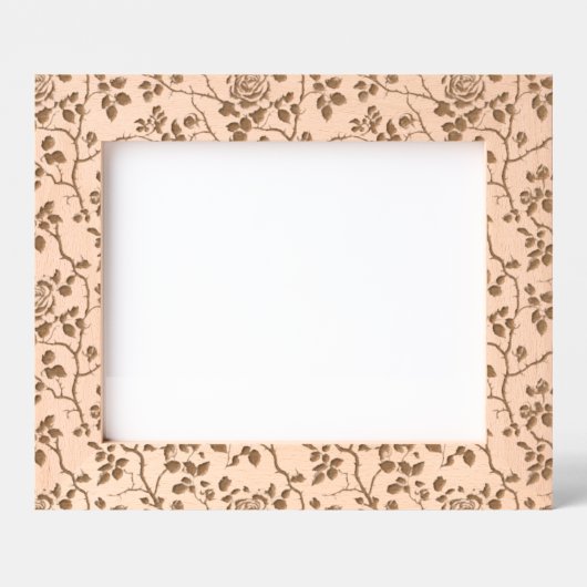 Rose Floral Geätzte Rahmen (Vorderseite)