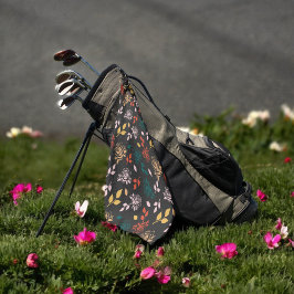 Rose Floral Golfhandtuch