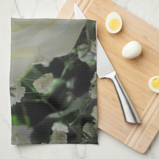 Rose Floral Handtuch (Viertel Falte)