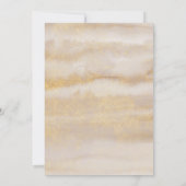 Rose Floral Holly Engagement Party Einladung (Rückseite)