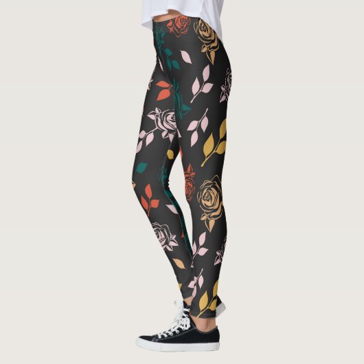 Rose Floral Leggings (Links)