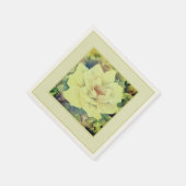 Rose Floral Napkins — Sage & Ivory Gard Serviette (Ecke)