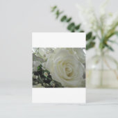 Rose Floral Postkarte (Stehend Vorderseite)