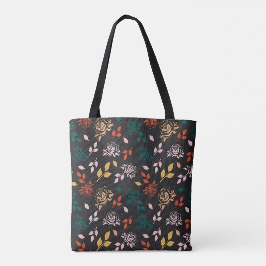 Rose Floral Tasche (Rückseite)