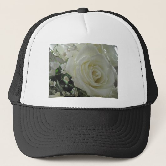 Rose Floral Truckerkappe (Vorderseite)