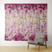 Rose Floral Wandteppich (Beispiel (Horizontal))