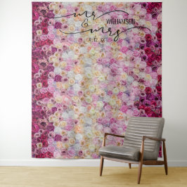 Rose Floral Wandteppich