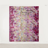 Rose Floral Wandteppich (Vorderseite)