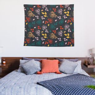 Rose Floral Wandteppich