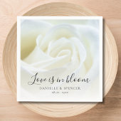 Rose Floral Wedding Serviette
