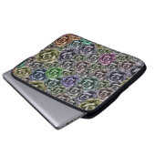 ROSE FLORALER ÄSTHETISCHER STIL LAPTOPSCHUTZHÜLLE (Vorne Knopf)