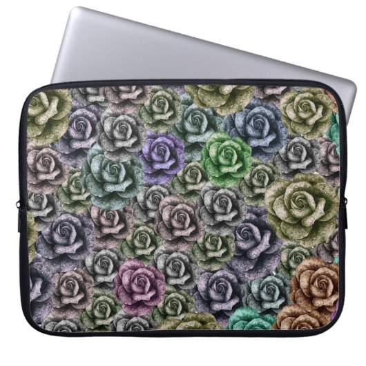 ROSE FLORALER ÄSTHETISCHER STIL LAPTOPSCHUTZHÜLLE (Vorderseite)