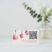 Rose Florenz Begleitkarte (Stehend Vorderseite)