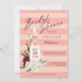 Rose Florenz Brautparty Einladung (Vorderseite)