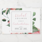 Rose Florenz Brautparty Mini Sparklassi Weinroute Schaumweinetikett (Einzelnes Label)