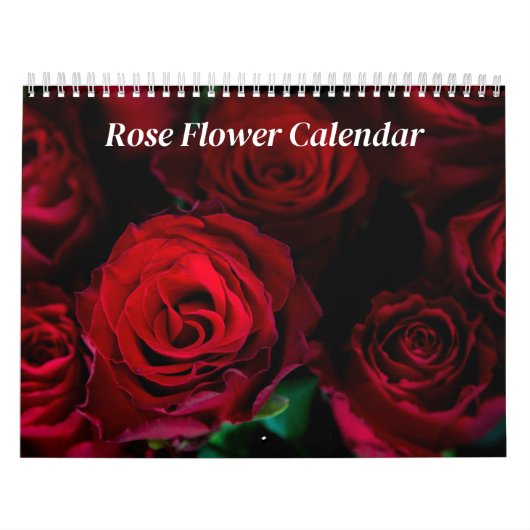 Rose Flower 2026 Kalender (Titelbild)