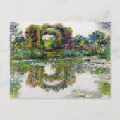Rose Flower Arches Claude Monet Postkarte (Vorderseite)