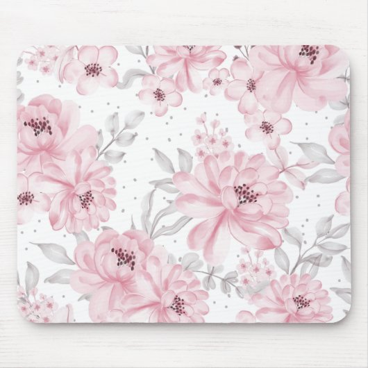 Rose flower pattern mousepad (Vorne)