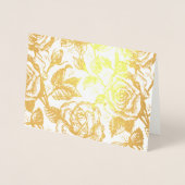 Rose Folienkarte (Vorderseite)