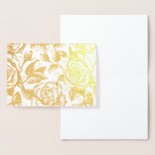 Rose Folienkarte (Anzeige)